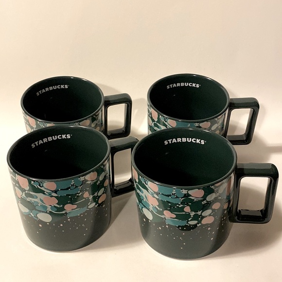4-Starbucks Set of 4 Mugs! NWT! - Picture 2 of 9